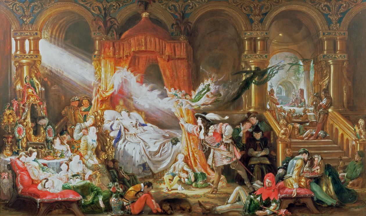 Az alvó szépség alkotó: Daniel Maclise