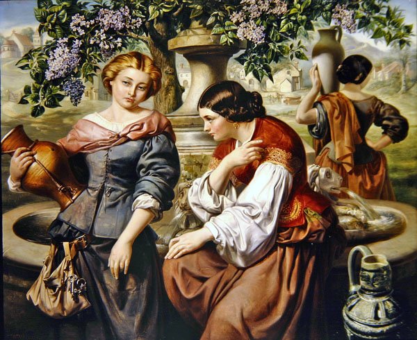 A falusi pletykák alkotó: Daniel Maclise