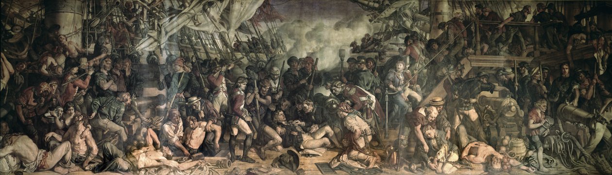 Nelson halála alkotó: Daniel Maclise