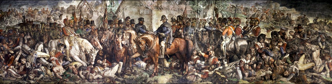 Wellington és Blucher találkozása a waterlooi csata után alkotó: Daniel (1806 70) Maclise