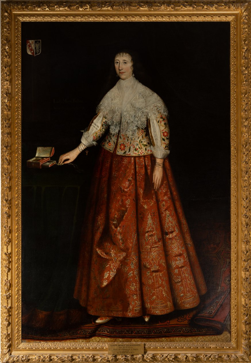 Lady Mary Tufton, Thanet 1. grófjának lánya, Sir Edward Sisshopp felesége, 2nd Bt., 1590-1656 körül (olaj, vászon) alkotó: Daniel (circle of) Mytens