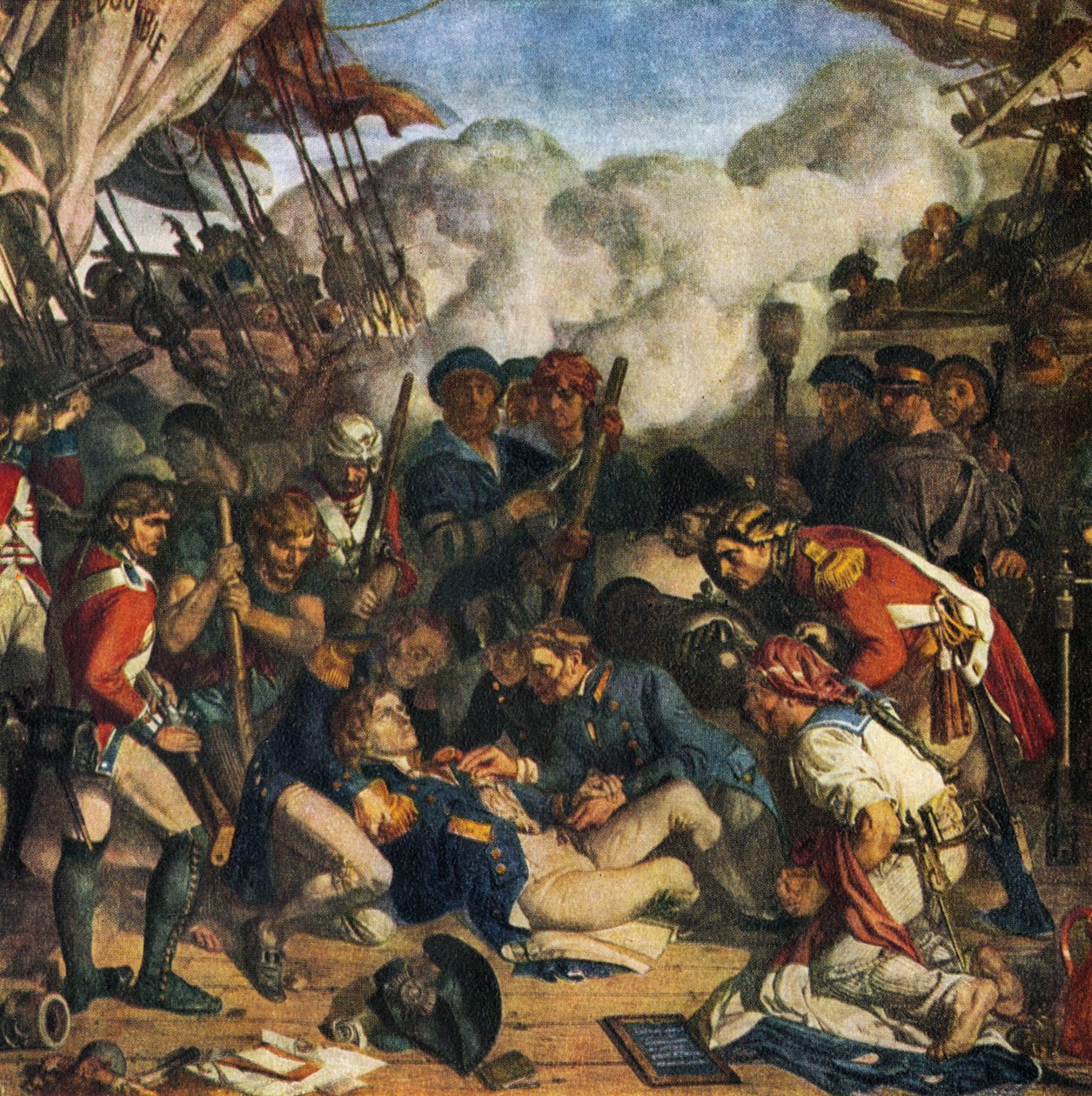 NELSON Horatio (Lord) - alkotó: Daniel 1806 70 Maclise