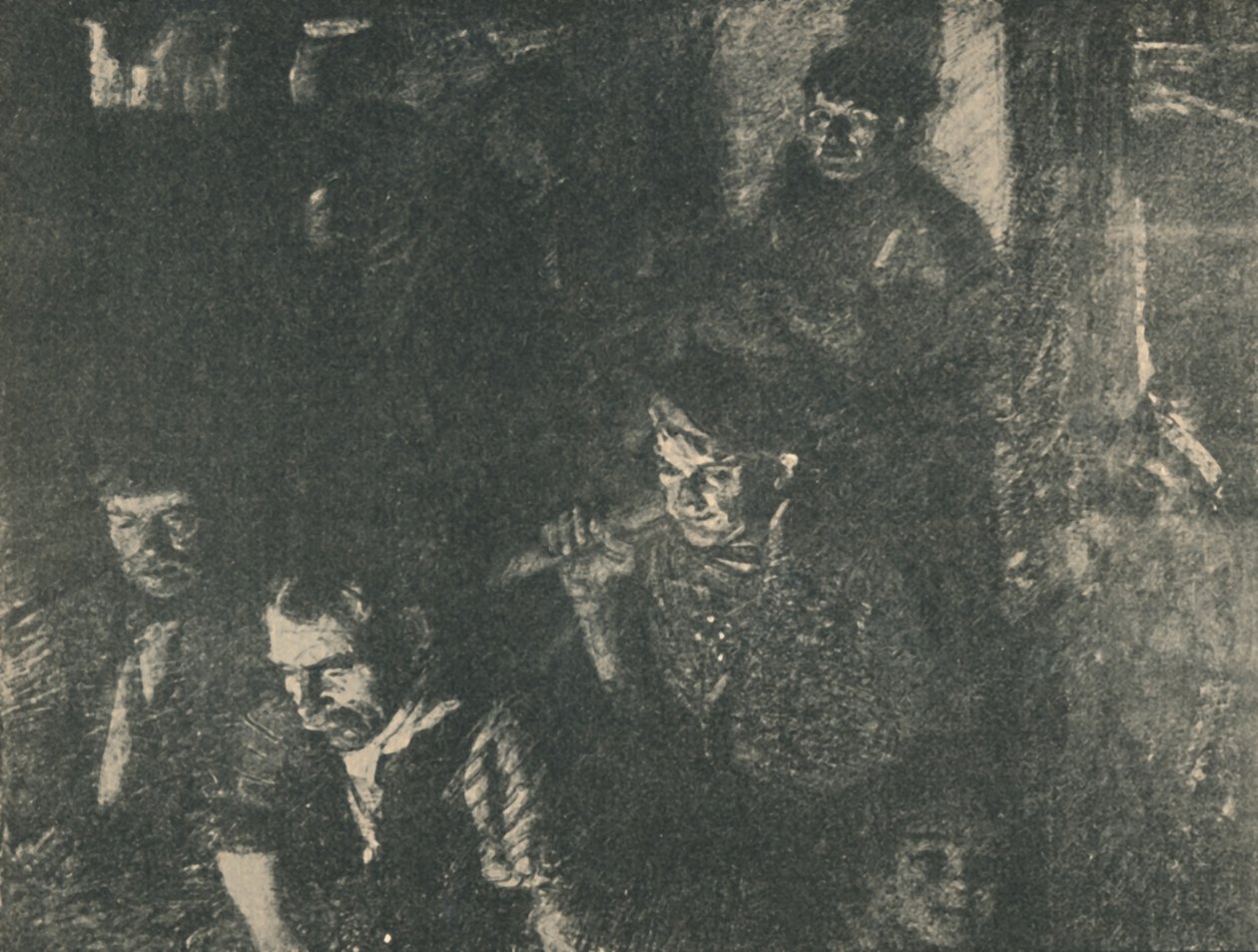 "The Burst Pipe", 1919 alkotó: Daniel Albert Veresmith