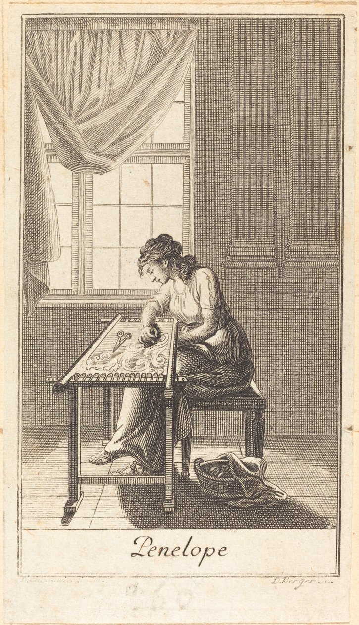 Penelope alkotó: Daniel Berger after Daniel Nikolaus Chodowiecki
