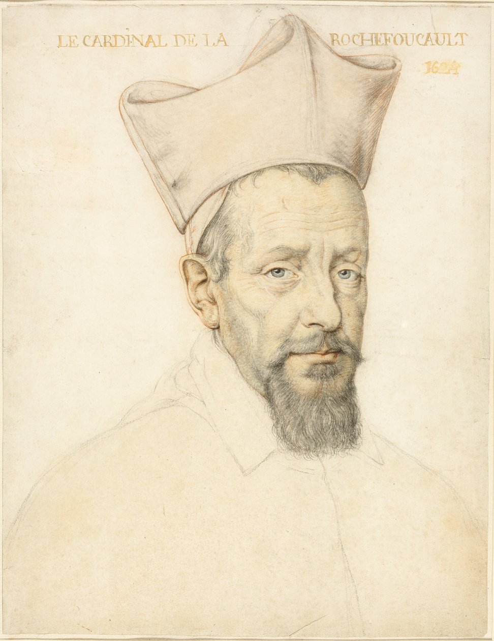de la Rochefoucauld bíboros mellszobra alkotó: Daniel Dumonstier