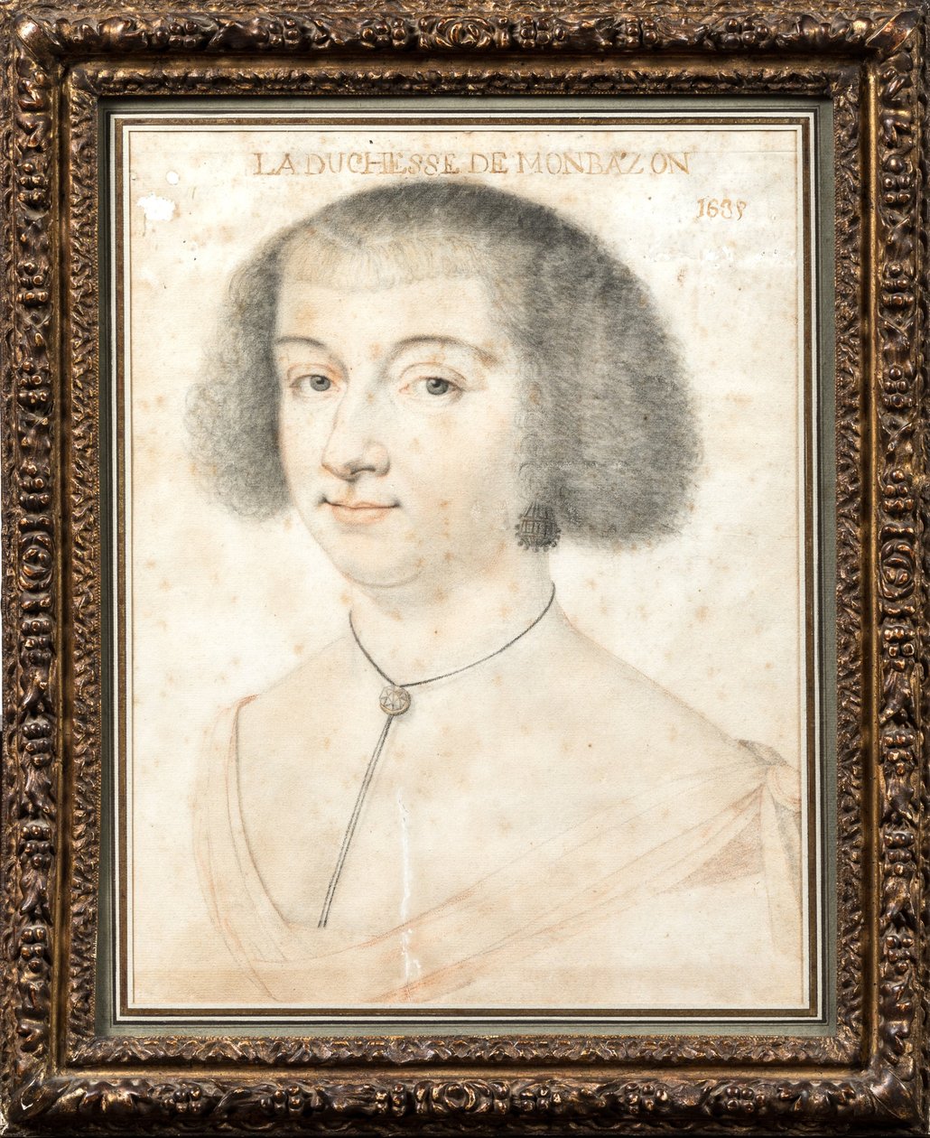 Daniel Dumonstier - Montbazon hercegnő portréja alkotó: Daniel Dumonstier