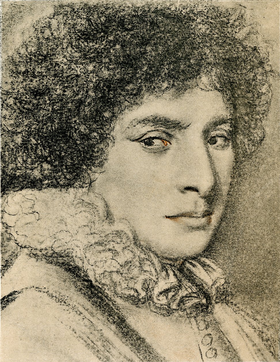 Női portré alkotó: Daniel Dumonstier or Dumoustier
