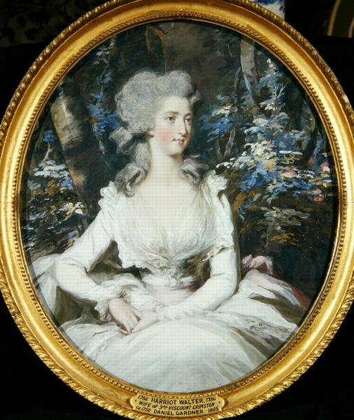 Harriot Walter (1756-86) 3rd Viscountess Grimston (olaj, vászon) (a párért lásd 242129) alkotó: Daniel Gardner