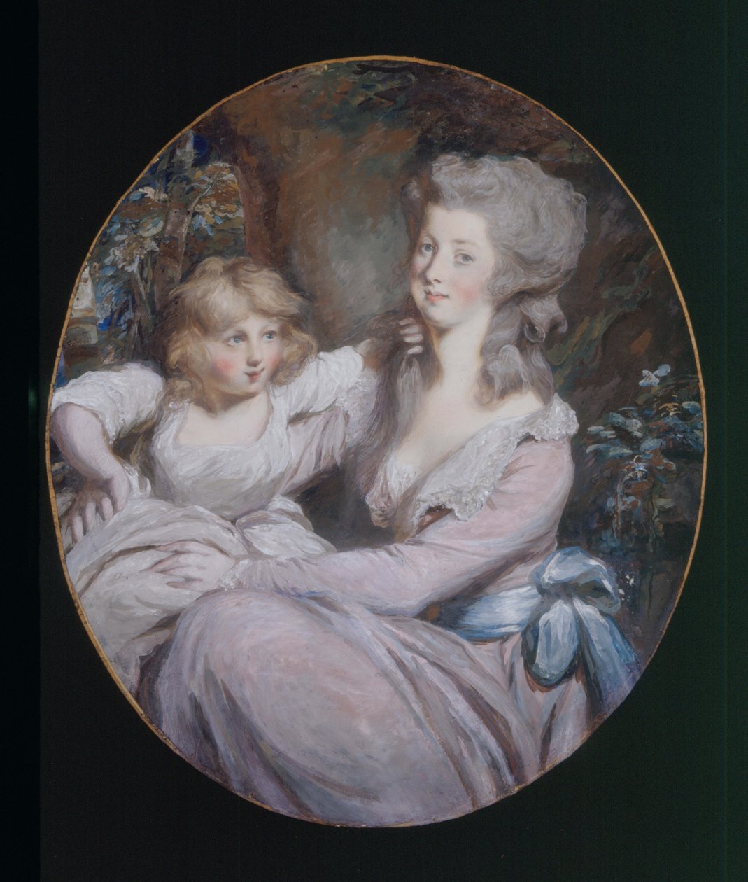 Margaret „Peggy” Arnold és lánya, Sophia, 1787 körül alkotó: Daniel Gardner