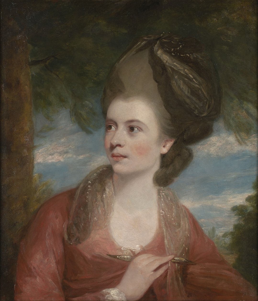 Angelica Kauffmann portréja, RA (1741-1807), festőnő alkotó: Daniel Gardner