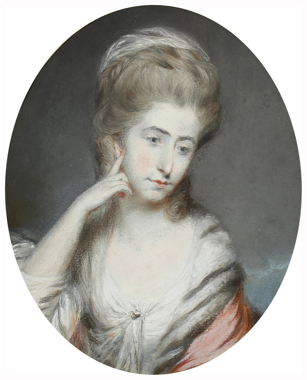 William Moore, 1800 előtt (grafit és pasztell papíron) alkotó: Daniel Gardner