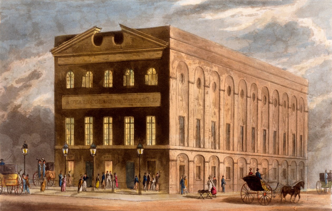 A Royal Coburg Színház, 1826 alkotó: Daniel Havell