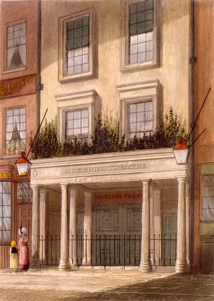 A Sans Pareil Színház, 1826 alkotó: Daniel Havell