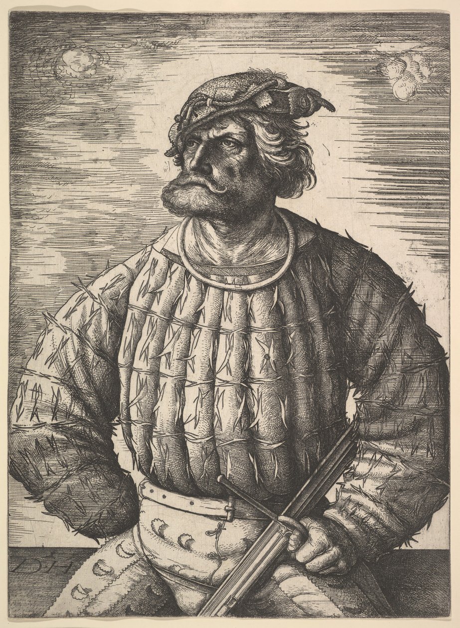 Kunz von der Rosen portréja, 15151518 körül. alkotó: Daniel Hopfer