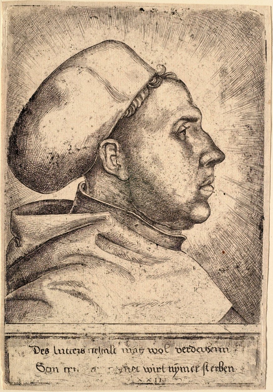 Martin Luther portréja alkotó: Daniel Hopfer