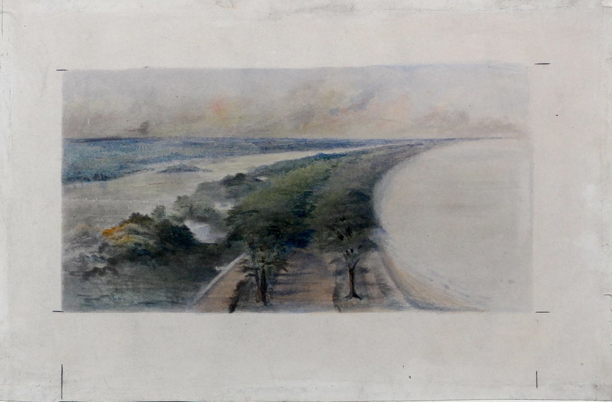 South Shore Park, Chicago, Illinois, Tervezési vázlat alkotó: Daniel Hudson Burnham