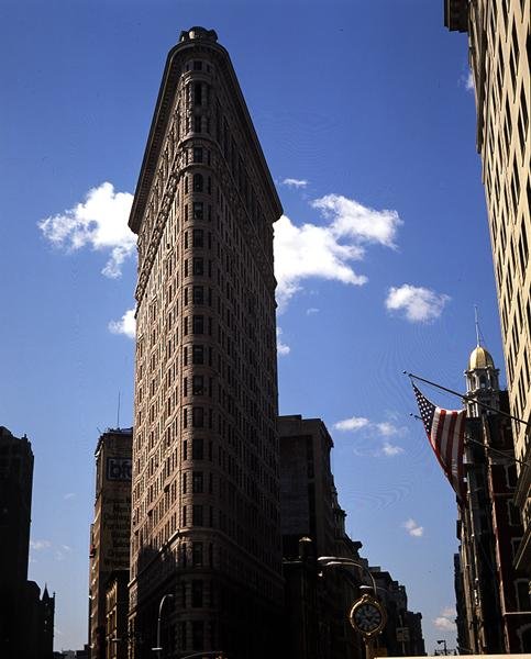 A Flatiron Building, 1902-ben készült el alkotó: Daniel Hudson Burnham