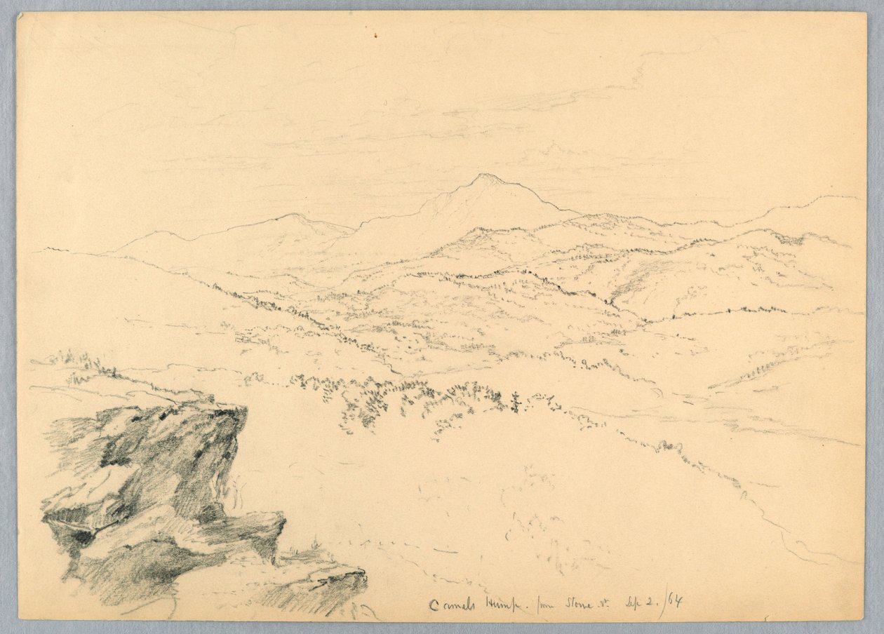 Camels Hump Stowe-ból, Vermontból alkotó: Daniel Huntington