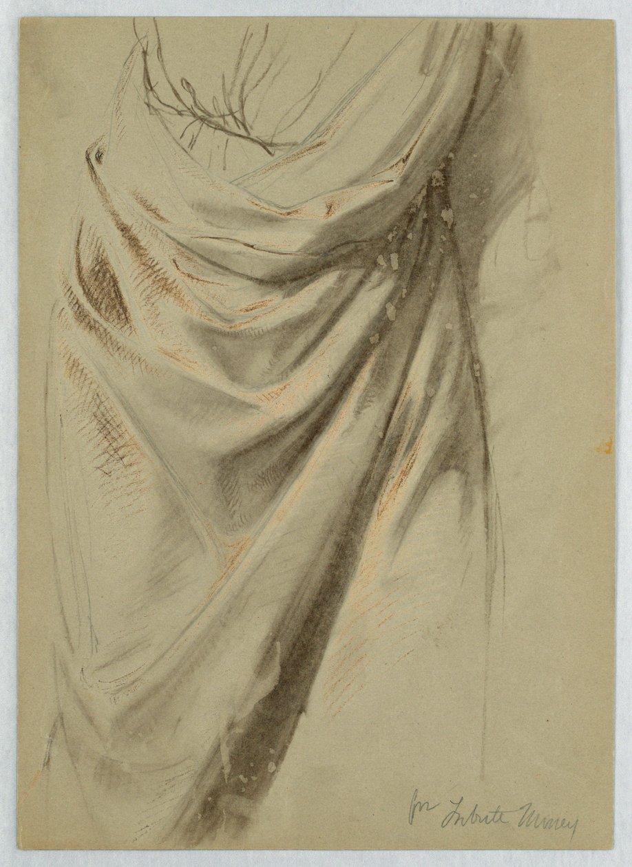 Drapery Study for "Tribute Money" alkotó: Daniel Huntington