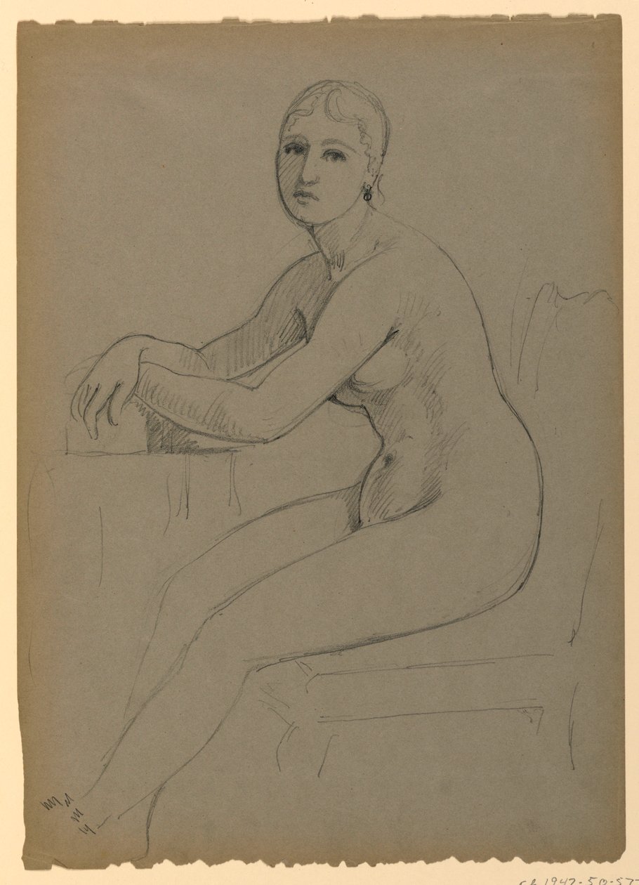 Rajz, Mrs. Cortland DePeyster F, 1881 alkotó: Daniel Huntington