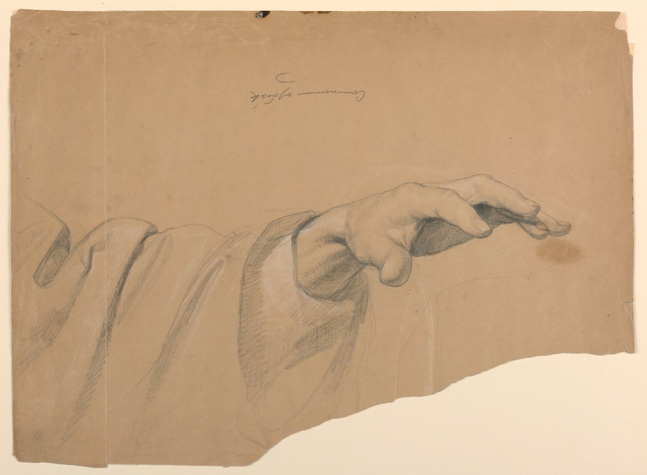 Rajz, Tanulmány a "Társadalom, 1844 alkotó: Daniel Huntington