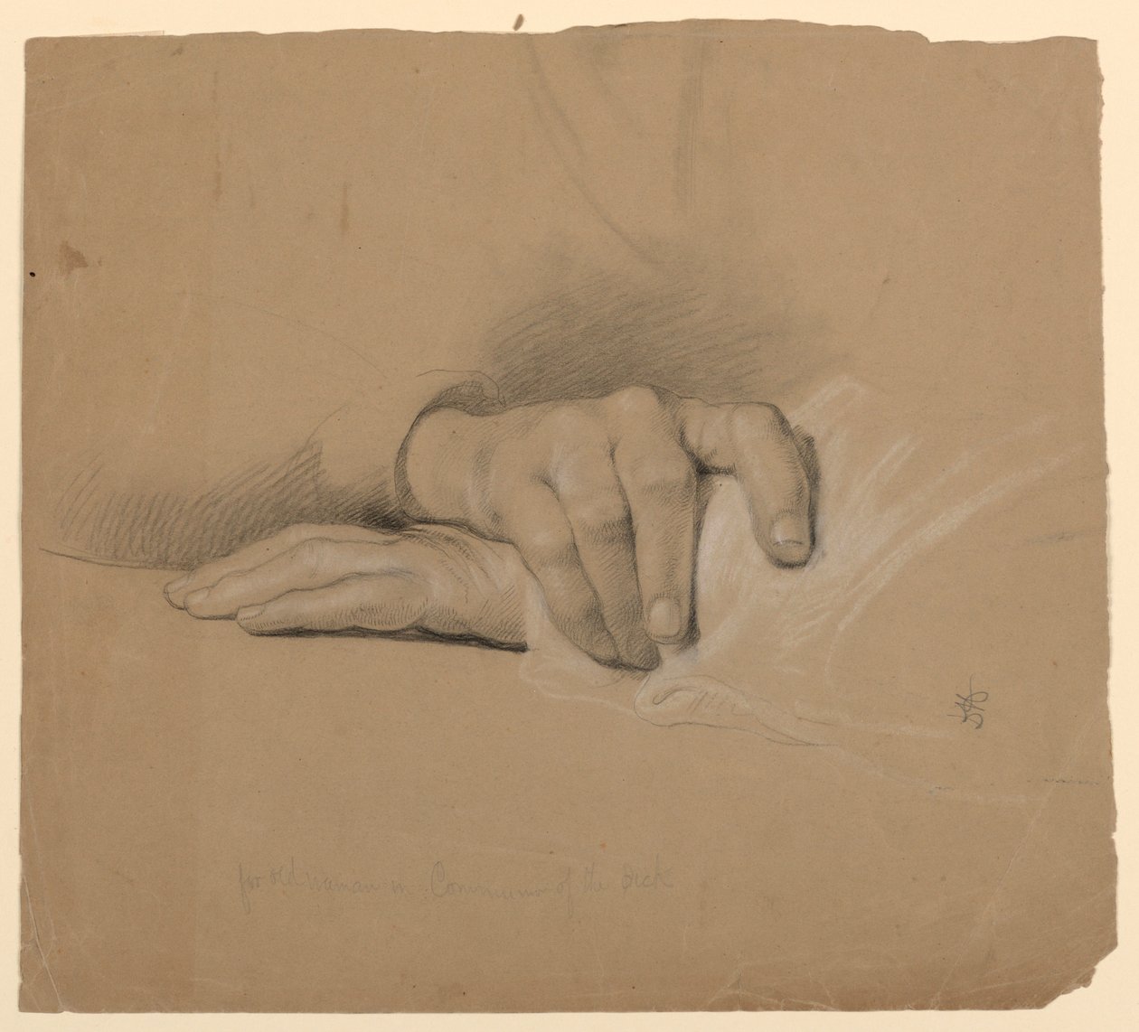 Rajz, Tanulmány a "Társadalom, 1844 alkotó: Daniel Huntington