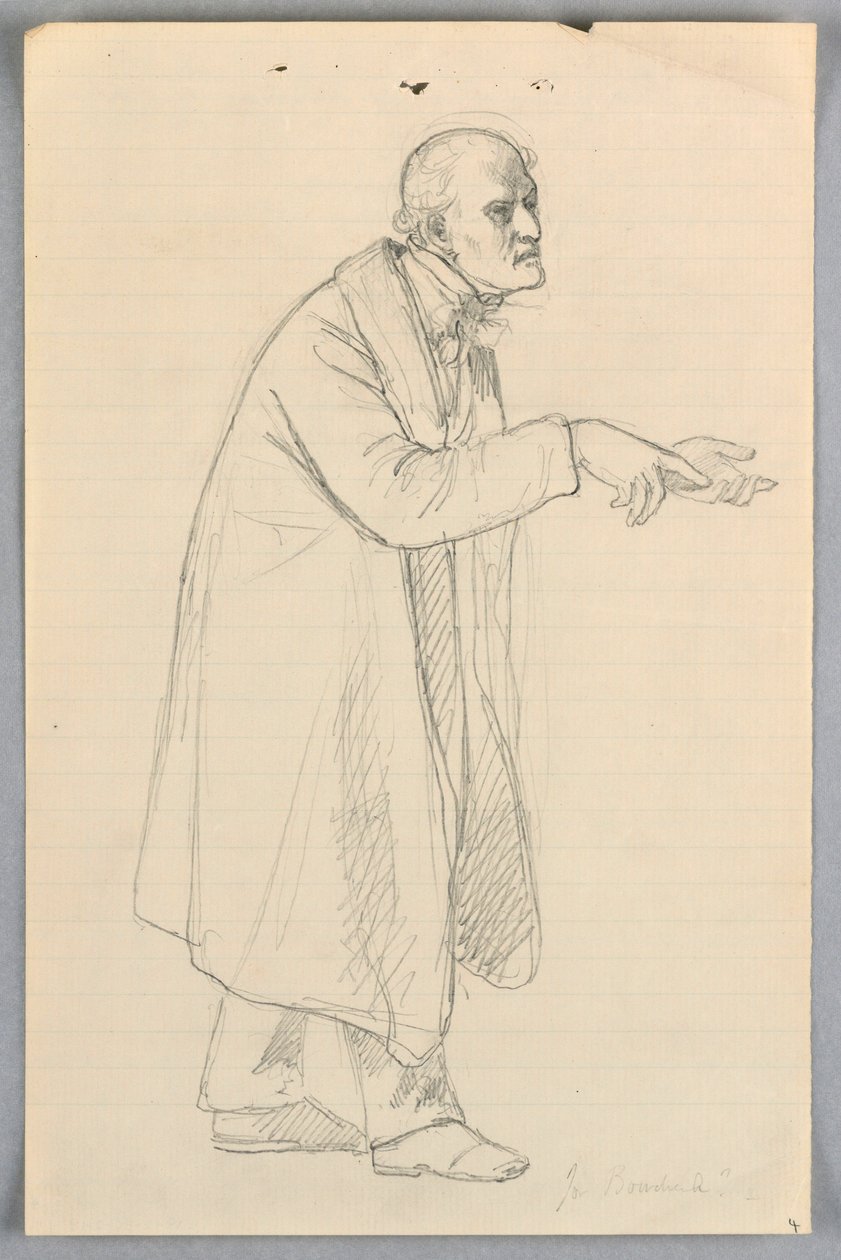 Rajz, tanulmány a "Tudományos csoporthoz", 1858 alkotó: Daniel Huntington