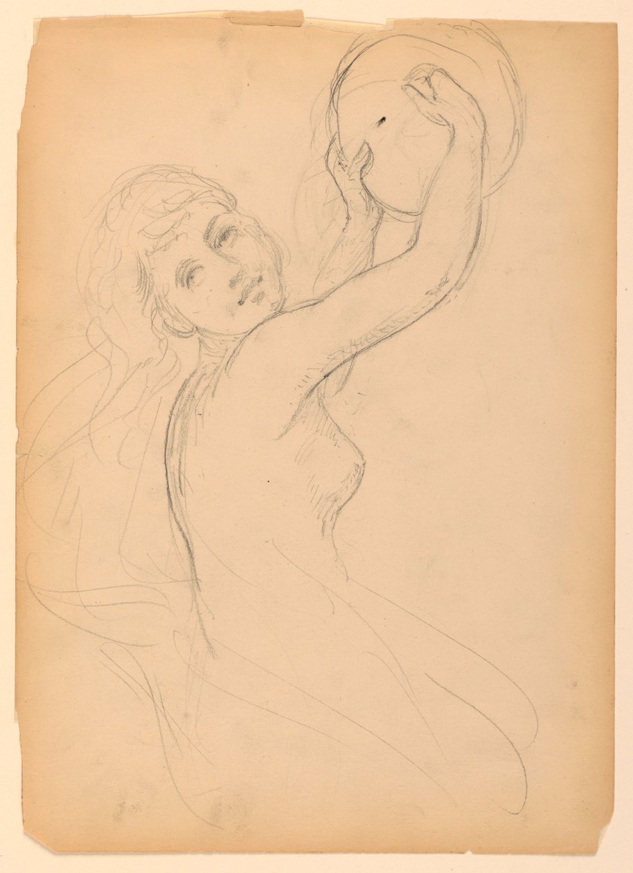 Rajz, tanulmány a The National Ac számára, 1887 alkotó: Daniel Huntington