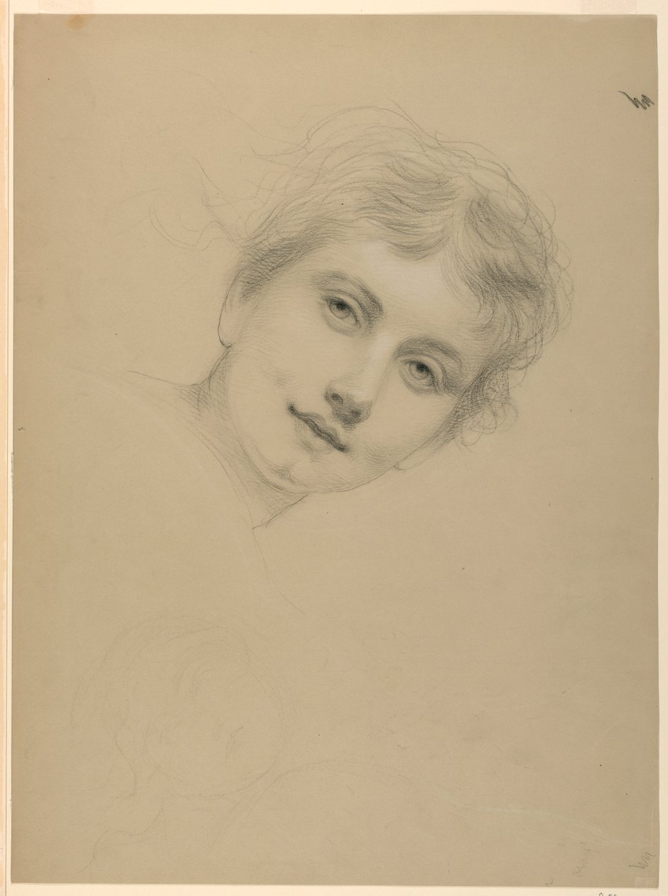 Rajz, tanulmány a The National Ac számára, 1887 alkotó: Daniel Huntington