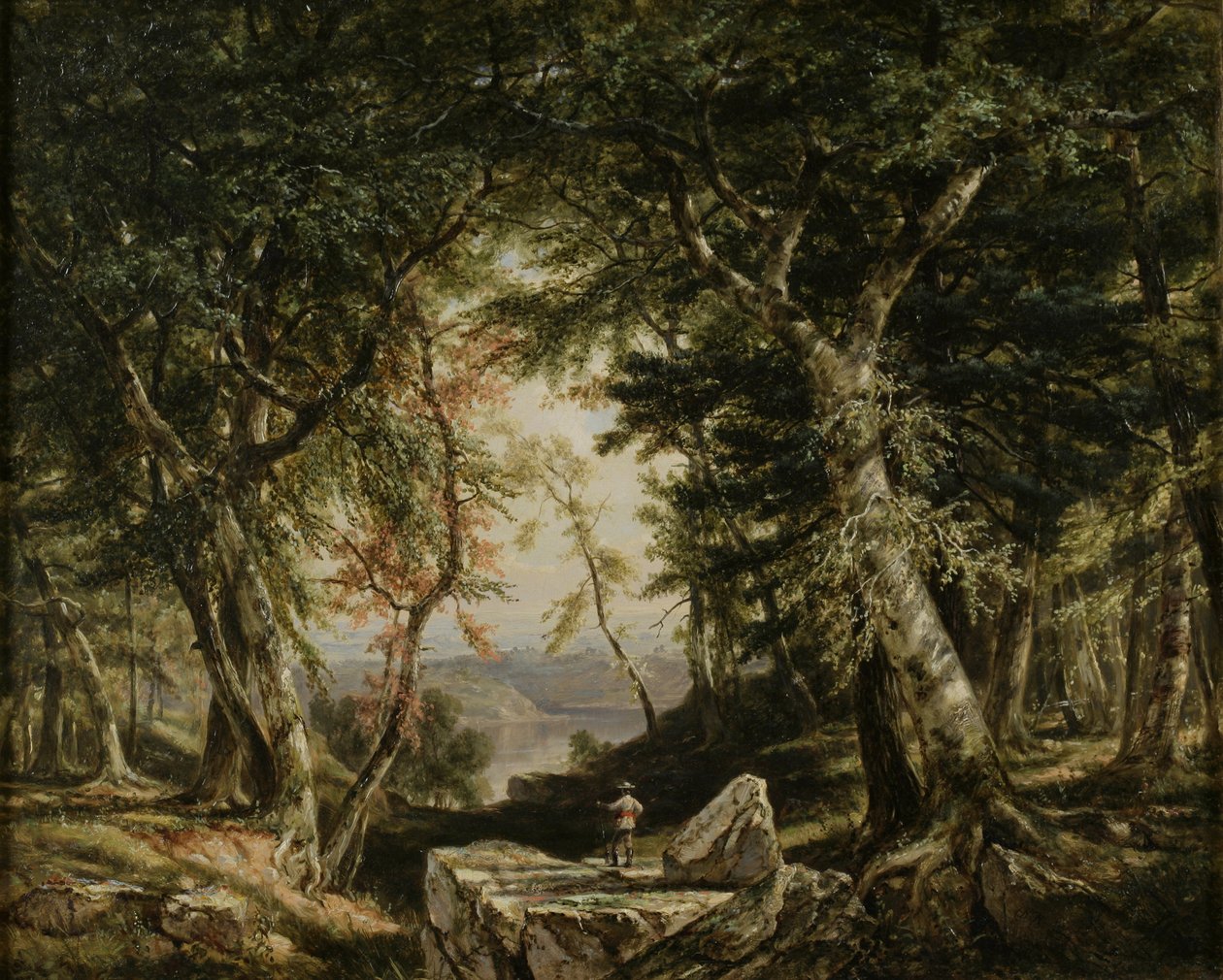 Pillanatok az erdőből, 1856 alkotó: Daniel Huntington