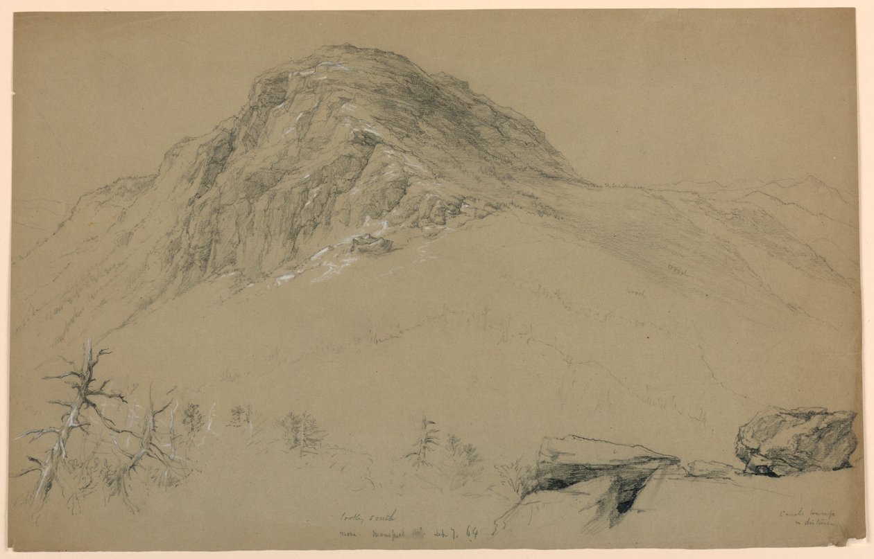 Délre nézve, Mount Mansfield, Vermont alkotó: Daniel Huntington