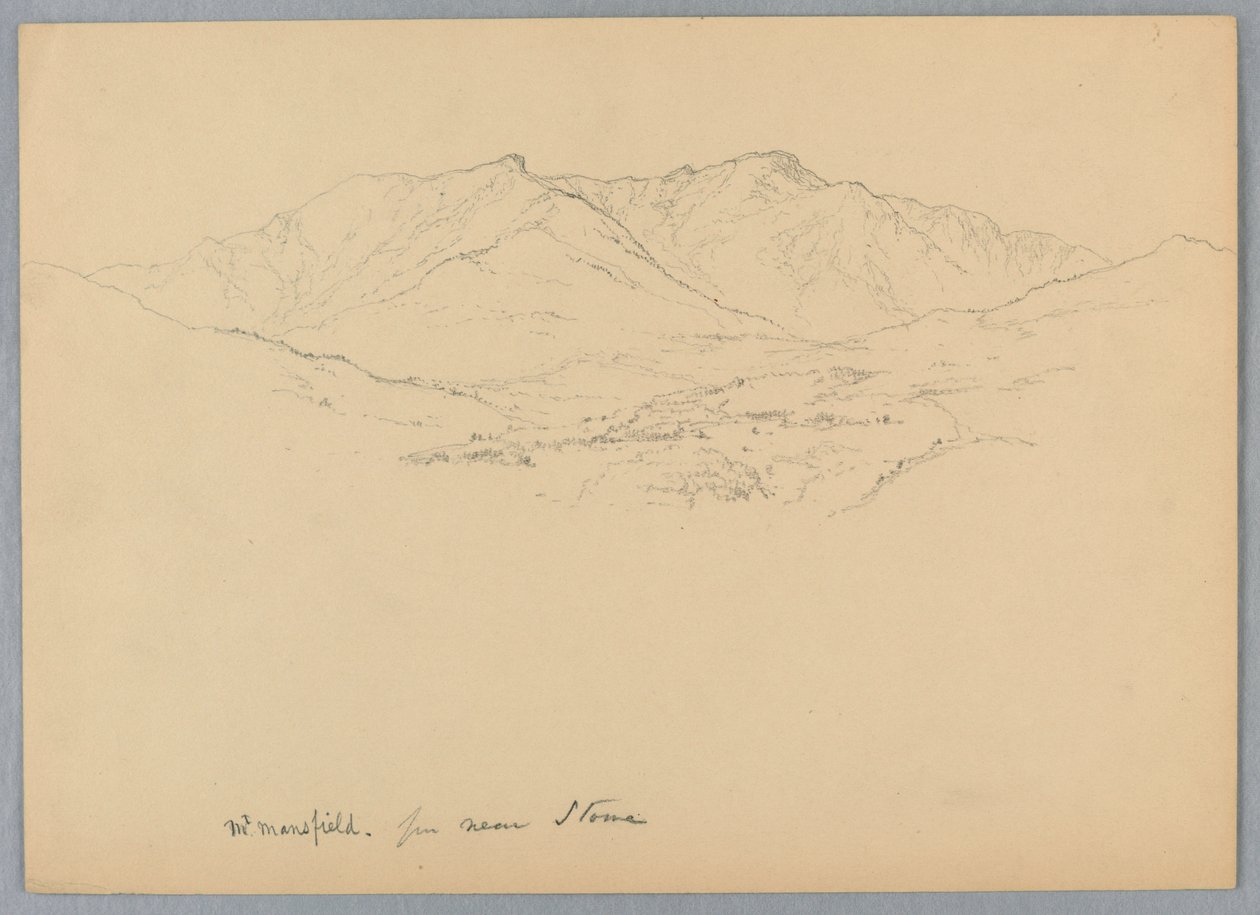 Mt. Mansfield a vermonti Stowe közelében alkotó: Daniel Huntington