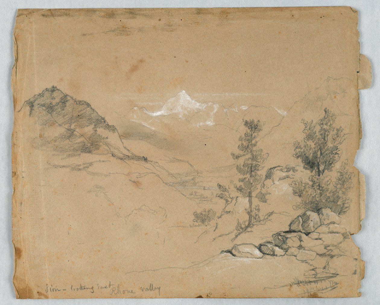 Sion, Keletre nézve, Rhône-völgy alkotó: Daniel Huntington