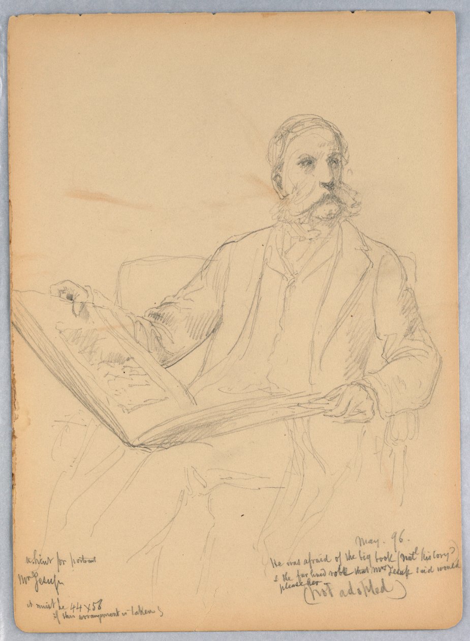 Tanulmány Mr. Morris K. Jesup portréjához, Esq. alkotó: Daniel Huntington