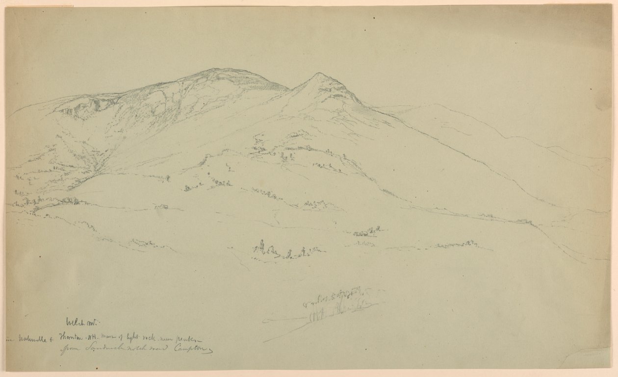 Welch Mountain Waterville-ben és Thornton, New Hampshire, a Sandwich Notch Roadról, Campton alkotó: Daniel Huntington