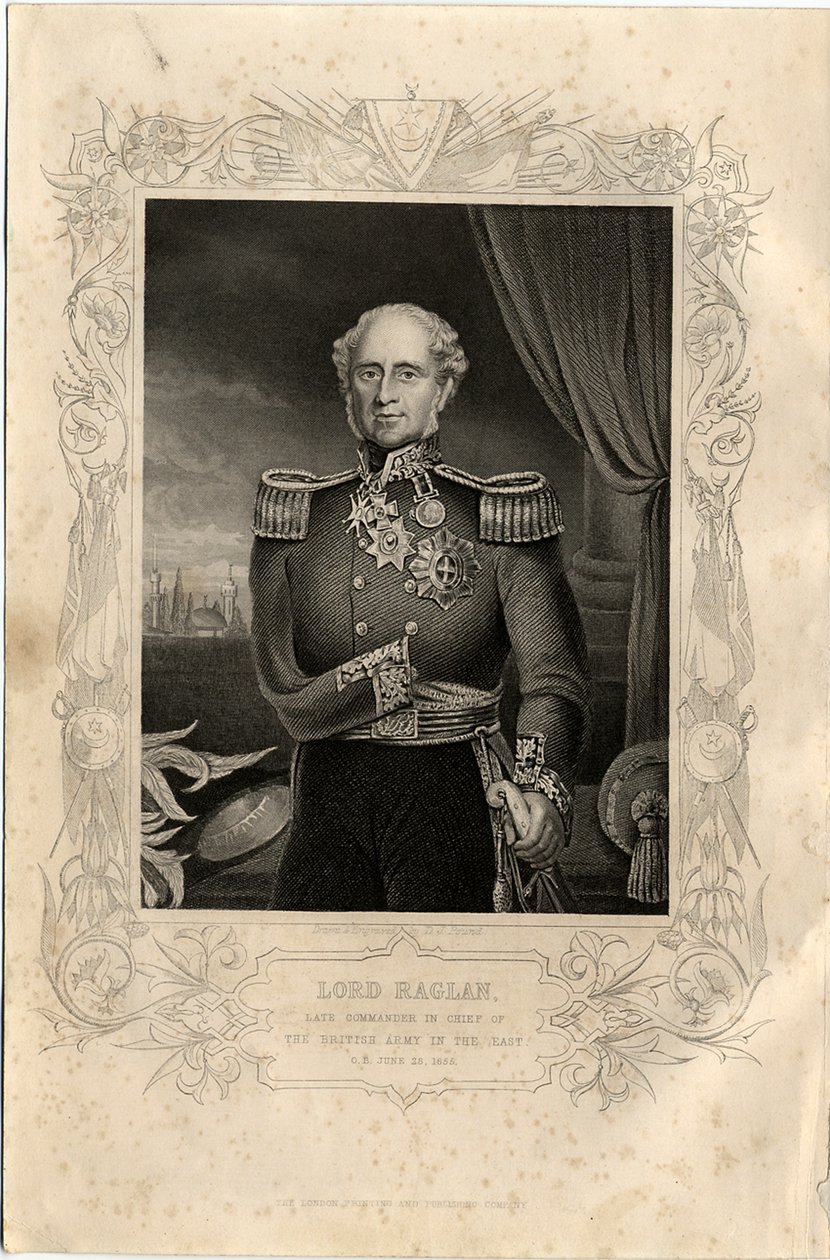Lord Raglan portréja, 1856 alkotó: Daniel John Pound