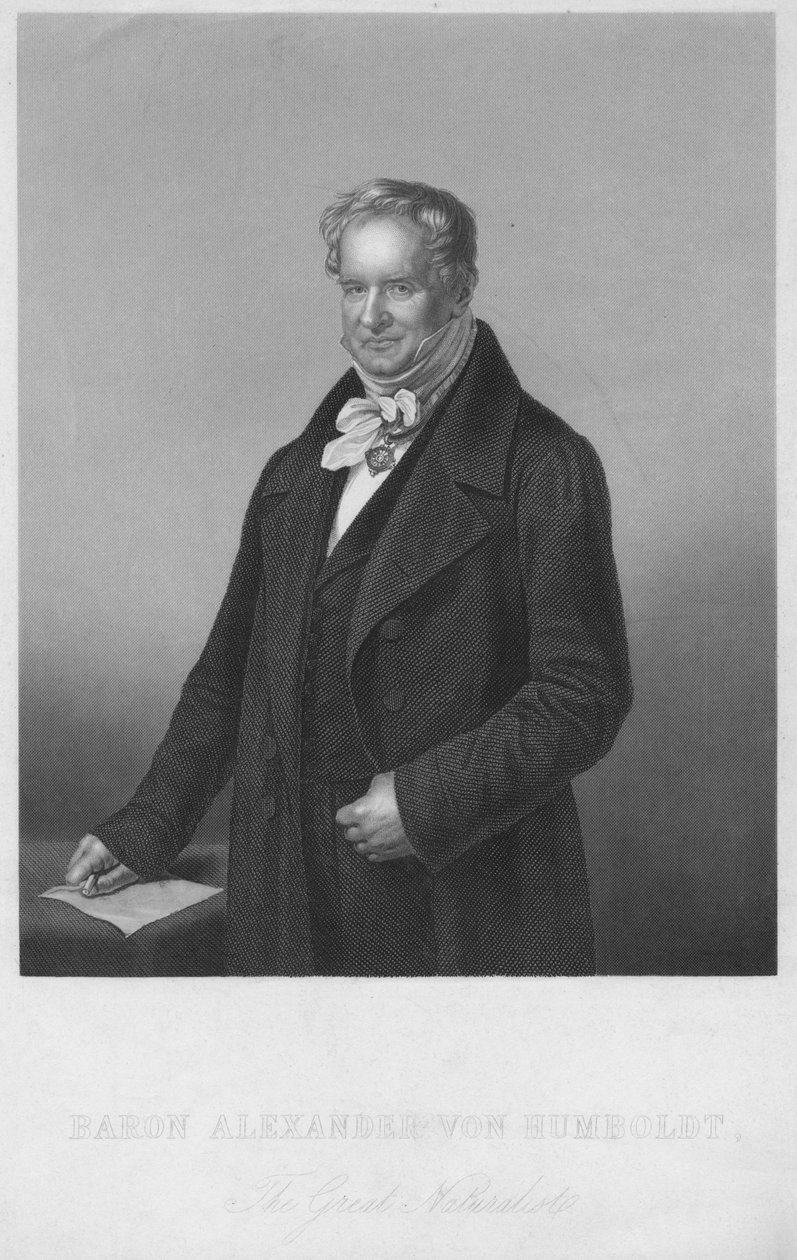 Alexander Von Humboldt báró, A nagy természettudós, 1850-es évek. alkotó: Daniel John Pound