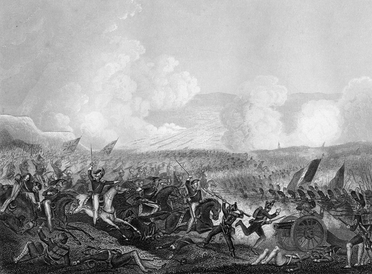Salamancai csata, Spanyolország, 1811. július 22. c1857. alkotó: Daniel John Pound