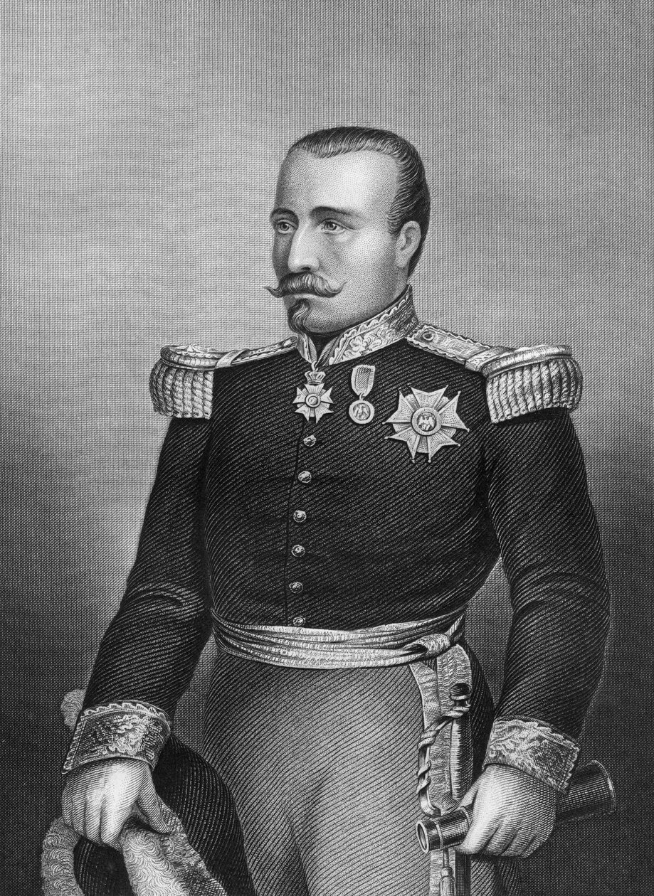 Bosquet tábornok, francia katona, 1857 alkotó: Daniel John Pound