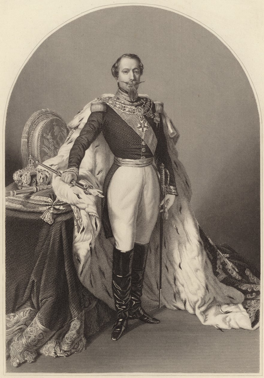 Louis-Napoleon Bonaparte (metszet) alkotó: Daniel John. Pound