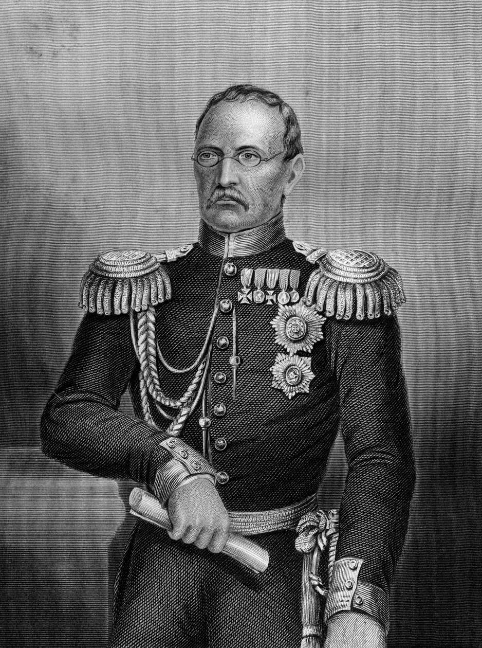 Gortschakoff herceg, orosz katona, 1857 alkotó: Daniel John Pound