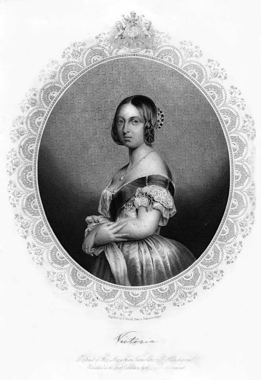 Viktória királynő, 1850-es évek. alkotó: Daniel John Pound