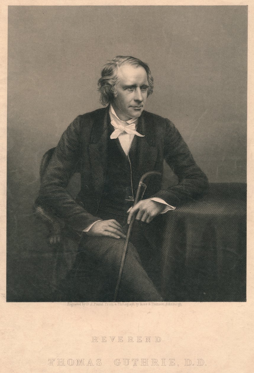 Thomas Guthrie tiszteletes, D.D., 1850-es évek alkotó: Daniel John Pound