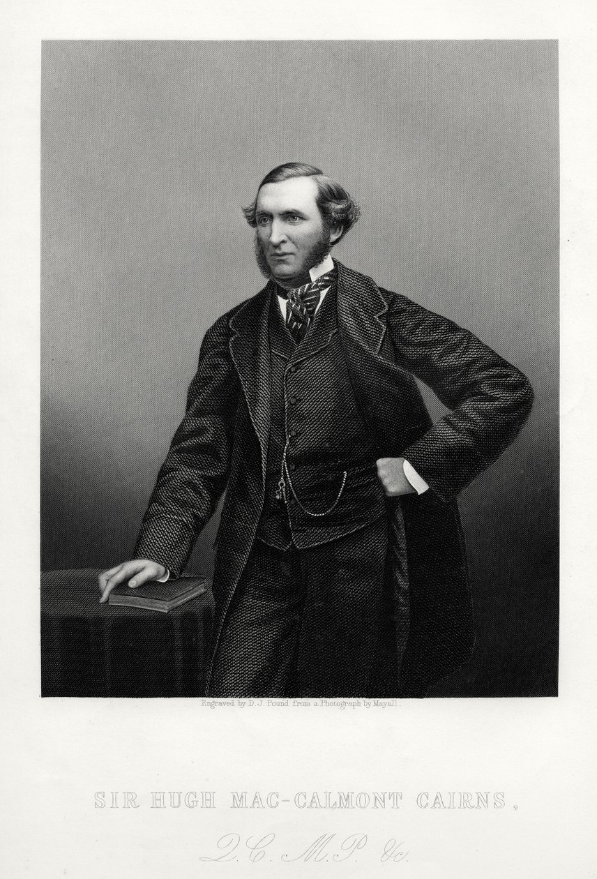Sir Hugh Mac-Calmont Cairns, brit államférfi, 1880 alkotó: Daniel John Pound