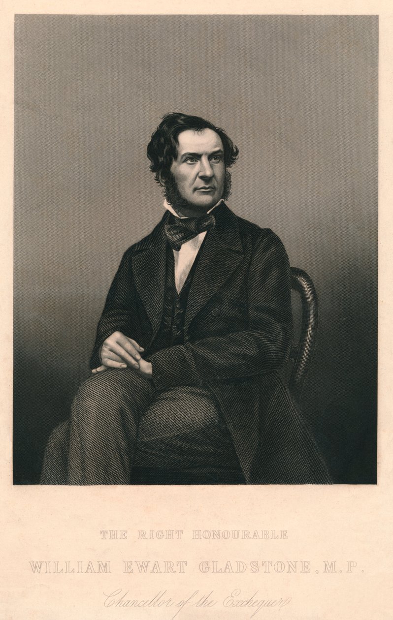 The Right Honorable William Ewart Gladstone, M.P., 1859. alkotó: Daniel John Pound