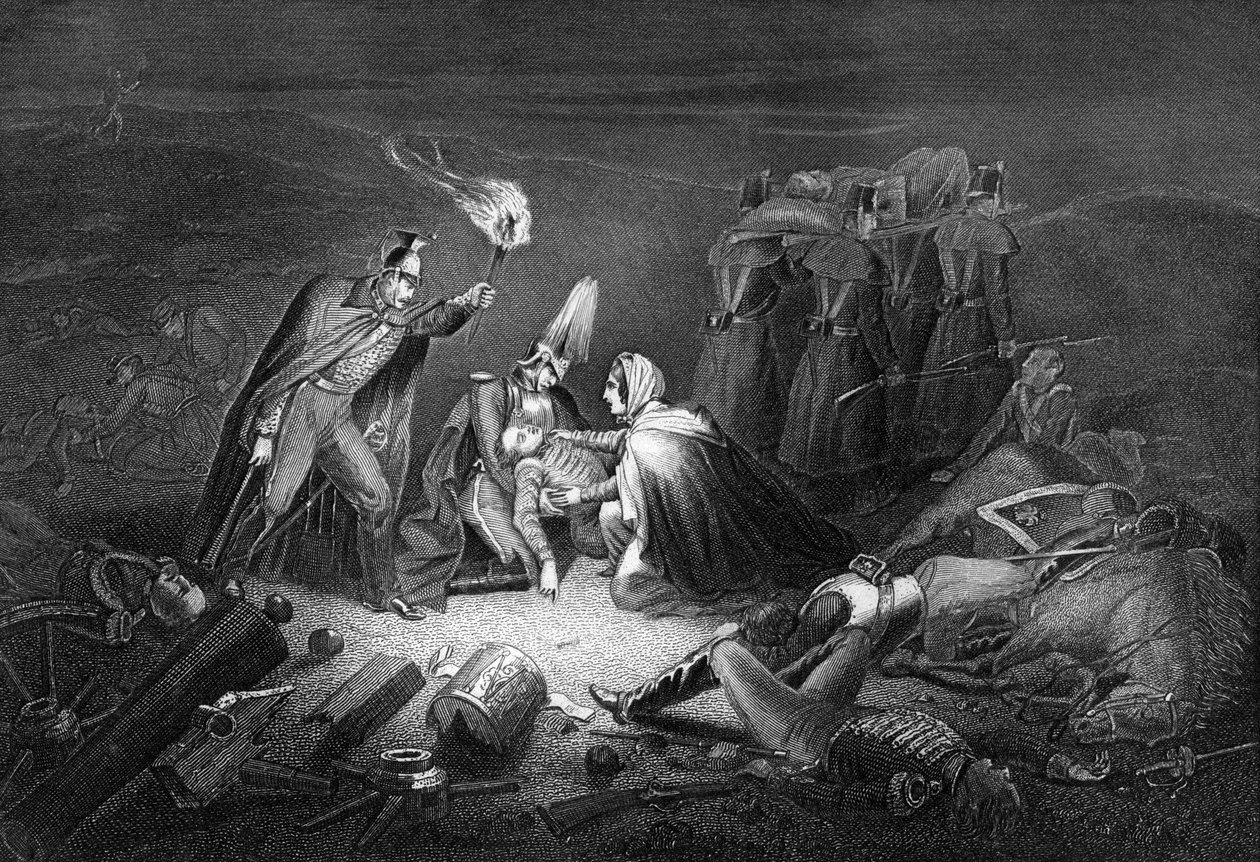 Az almai csatatér, a csata utáni éjszaka, 1854 1857. alkotó: Daniel John Pound