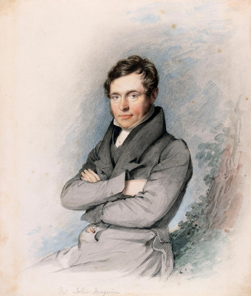 John Maguire portréja alkotó: Daniel Maclise
