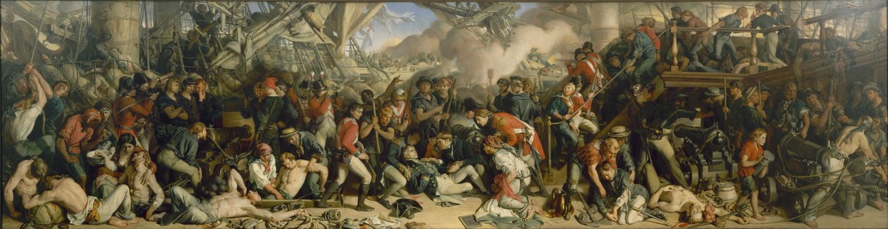 Nelson halála alkotó: Daniel Maclise