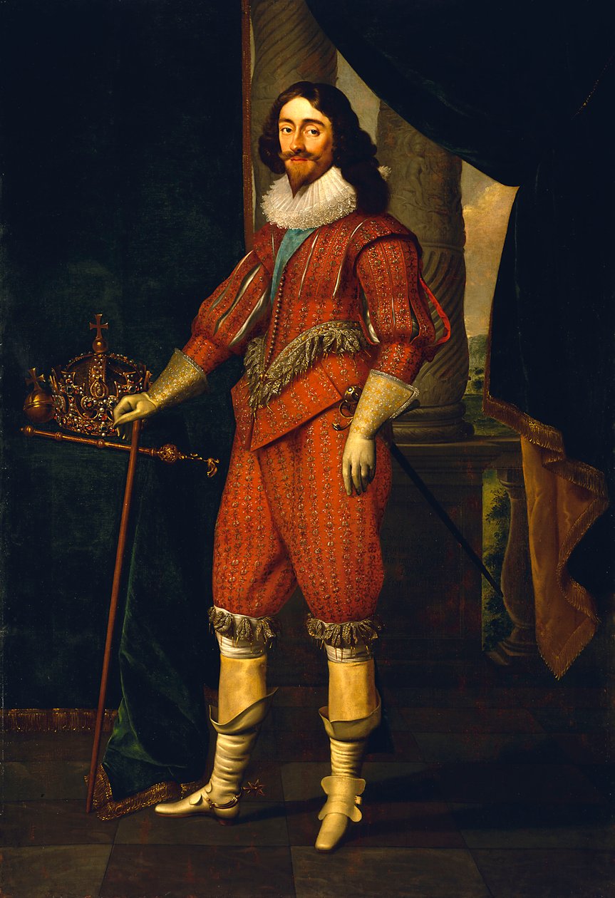 I. Károly (1600-1649), 1631 körül (olaj, vászon) alkotó: Daniel Mytens
