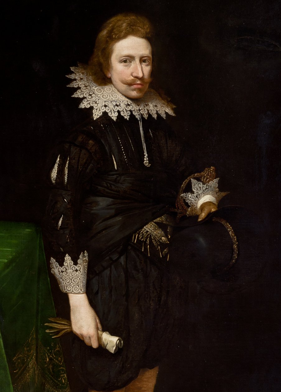 Részlet William Cavendish portréjából, 1624 alkotó: Daniel Mytens